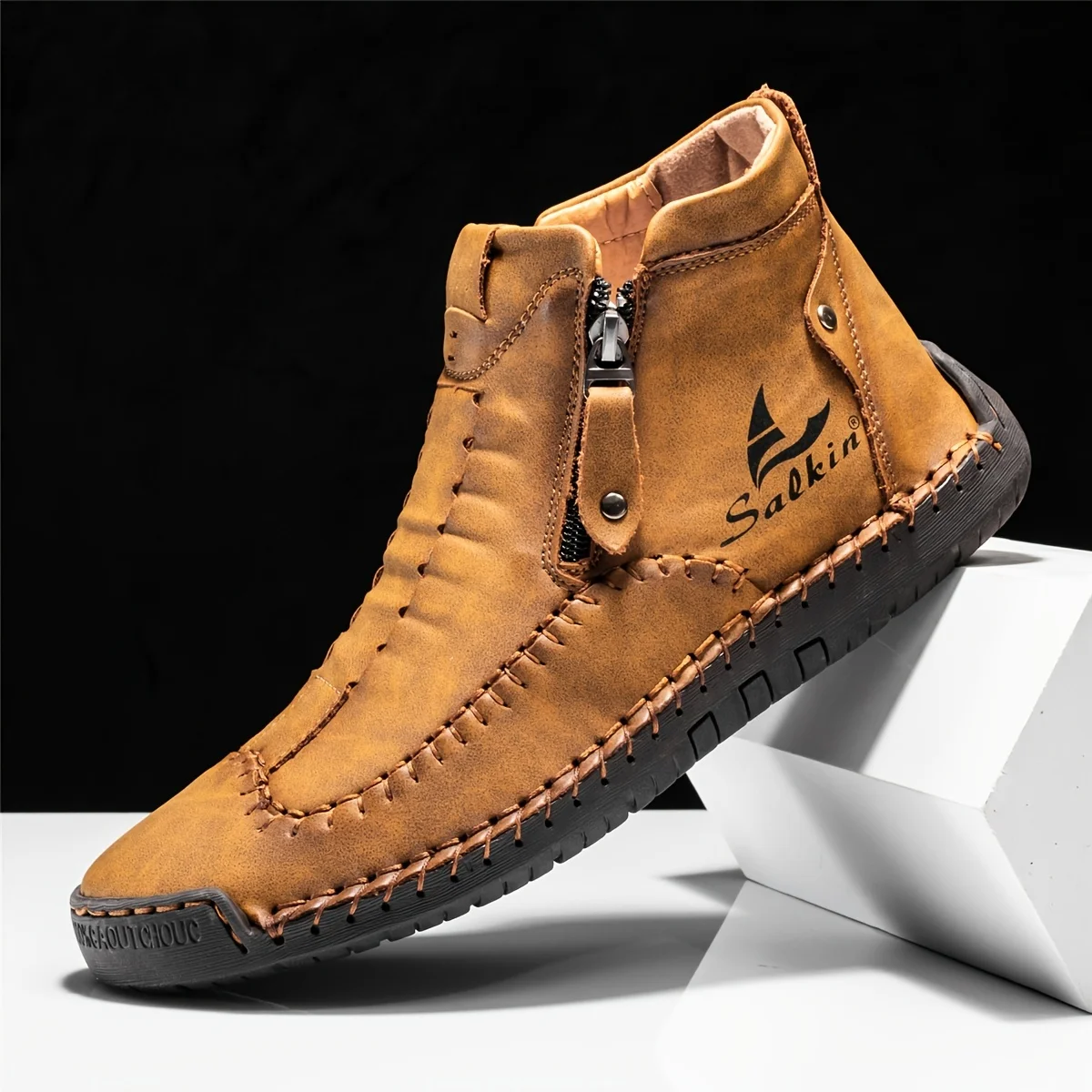 Men's Ankle Boots Vintage Style Comfortable Wear-resistant Non-slip Stitch Boots Outdoor Shoes For Hiking Trekking
Men's Ankle Boots Vintage Style Comfortable Wear-resistant Non-slip Stitch Boots Outdoor Shoes For Hiking Trekking