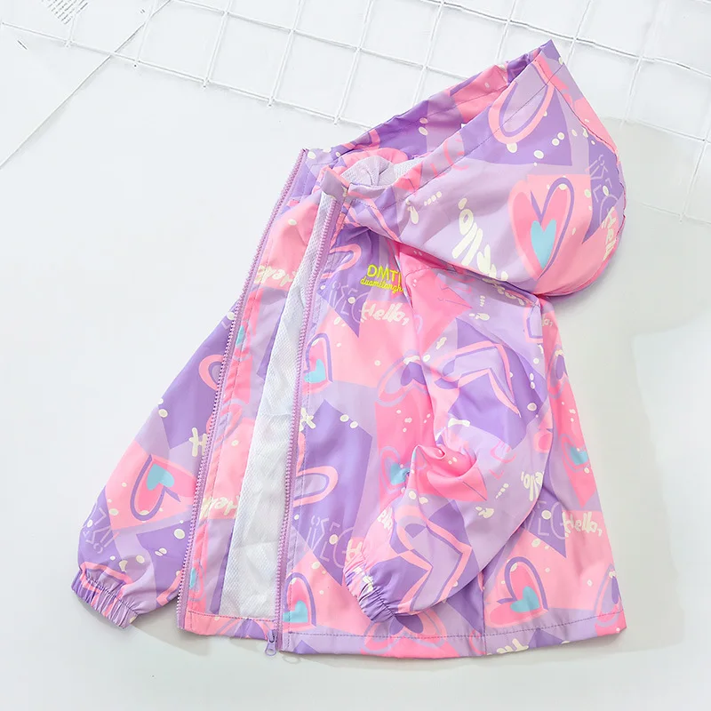 Spring Autumn Waterproof Hooded Girls Fleece Lined Zip Jackets School Kids Outfit Top Coats Children Outerwear for 3-14 Years
Spring Autumn Waterproof Hooded Girls Fleece Lined Zip Jackets School Kids Outfit Top Coats Children Outerwear for 3-14 Years