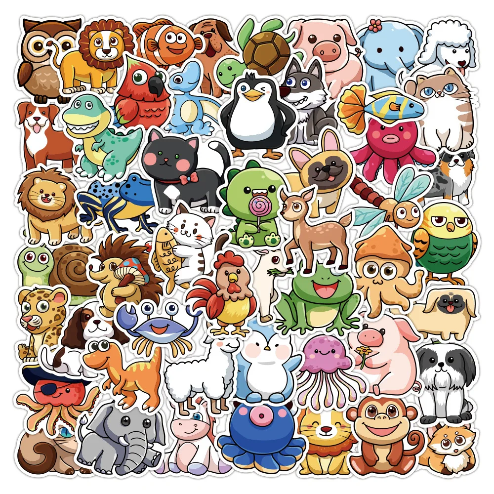 50 Cute Cartoon Stickers Small Animal Stickers Mobile Phone Shell Luggage Notebook Children Stationery Hand Account Stickers
50 Cute Cartoon Stickers Small Animal Stickers Mobile Phone Shell Luggage Notebook Children Stationery Hand Account Stickers