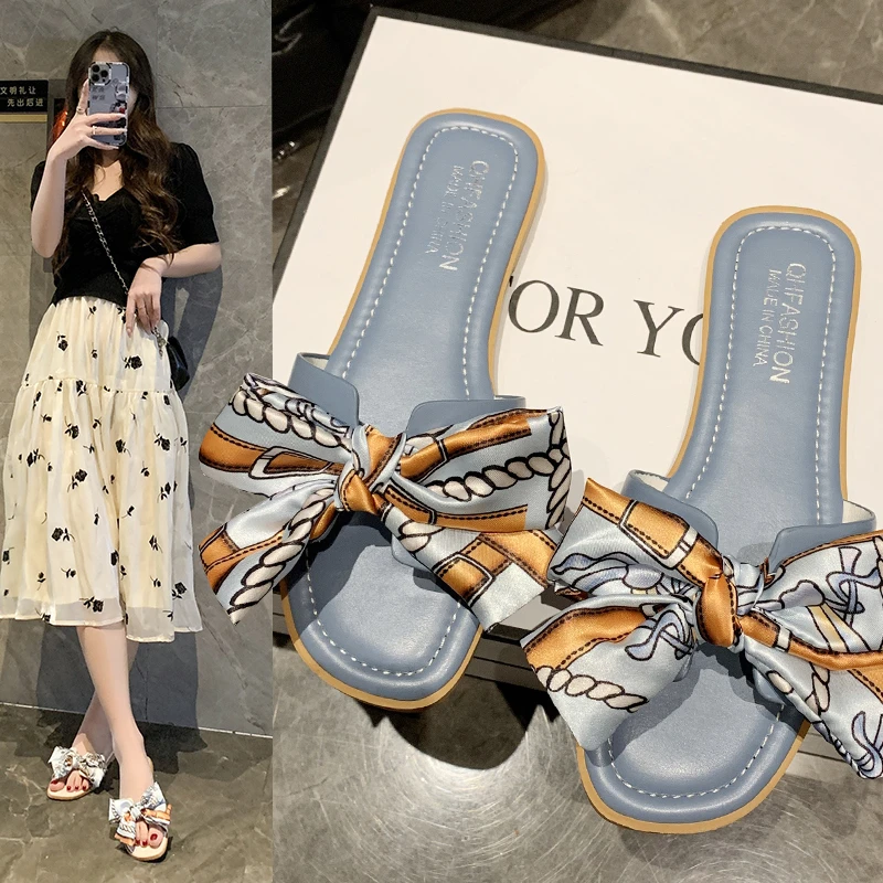 Summer Women's Beach Slippers Flat Slippers on Bow Slippers Slippers Women's Outdoor Comfortable Home Shoes Women Shoes Zapatos
Summer Women's Beach Slippers Flat Slippers on Bow Slippers Slippers Women's Outdoor Comfortable Home Shoes Women Shoes Zapatos
