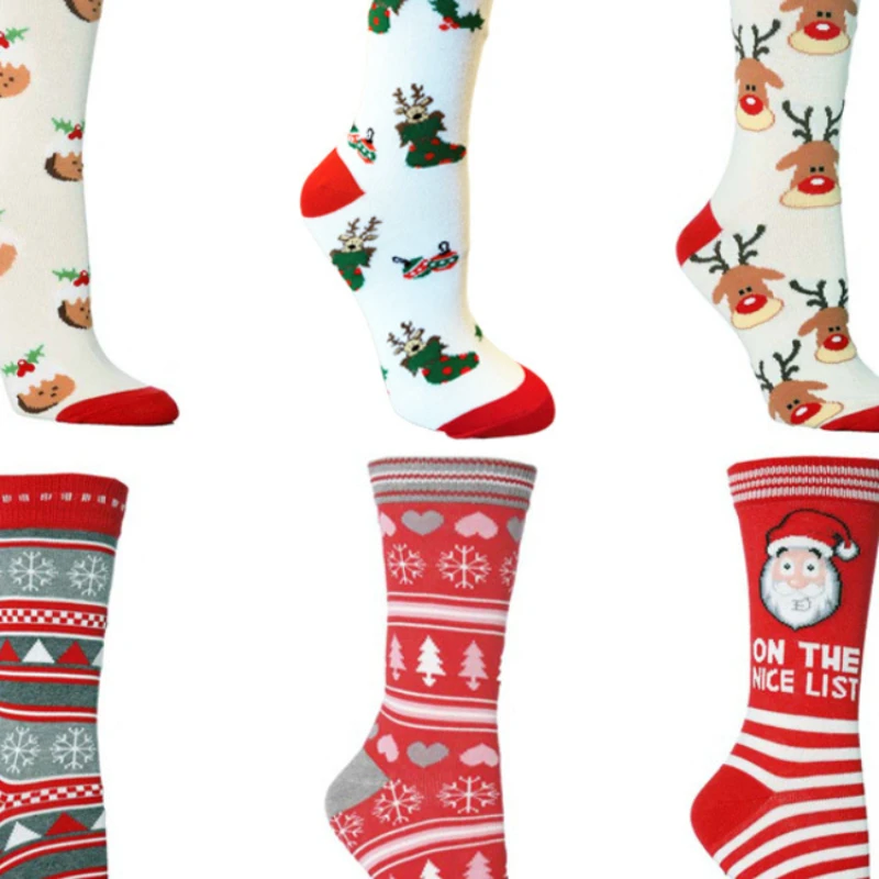 Woman Christmas Socks Funny Xmas Santa Claus Tree Snowflake Elk Snow Cotton Tube Crew Happy Sock Men New Year
Woman Christmas Socks Funny Xmas Santa Claus Tree Snowflake Elk Snow Cotton Tube Crew Happy Sock Men New Year