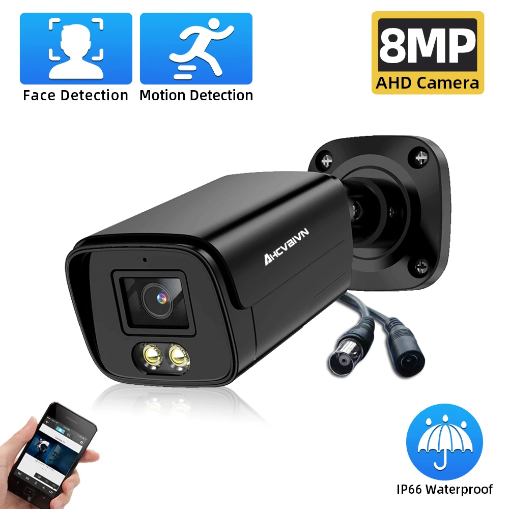 4K HD Analog Waterproof Outdoor 8MP Bullet AHD Camera CCTV Camera Day Night Vision Security Cam IR Cut Work For AHD DVR Recorder
4K HD Analog Waterproof Outdoor 8MP Bullet AHD Camera CCTV Camera Day Night Vision Security Cam IR Cut Work For AHD DVR Recorder