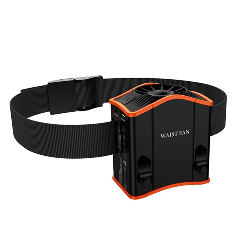 12000Mah Portable Hanging Waist Fan Wearable Electric Fan USB Charging Mini High Wind Power Fan For Outdoor Working
12000Mah Portable Hanging Waist Fan Wearable Electric Fan USB Charging Mini High Wind Power Fan For Outdoor Working