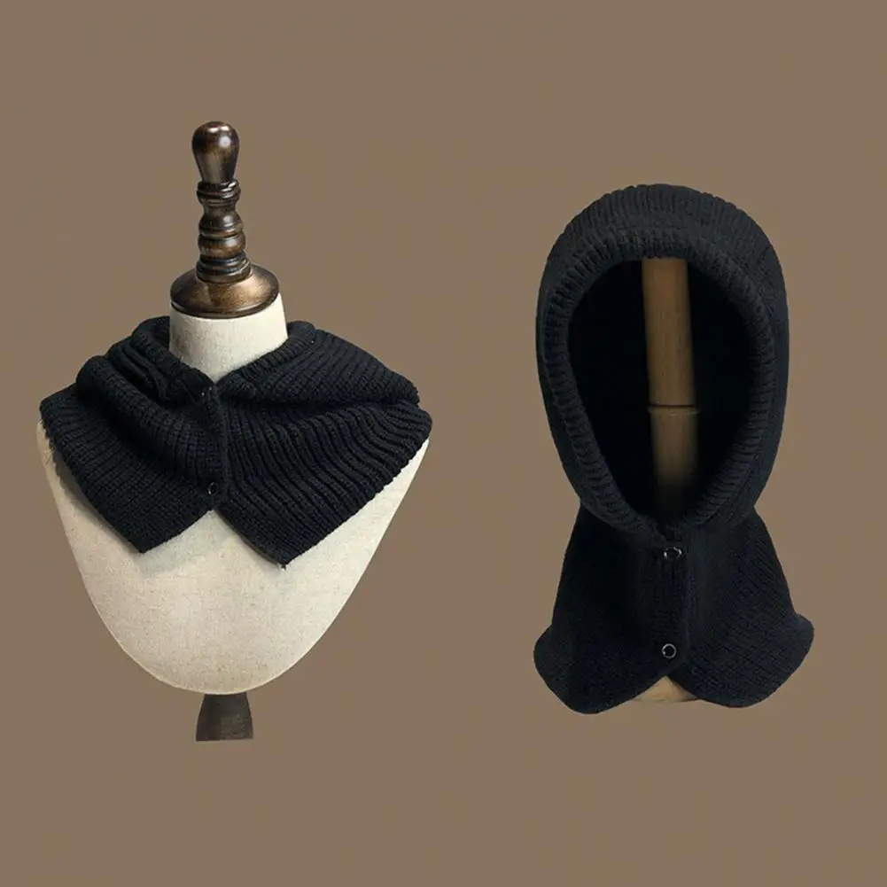 Stylish Lady Scarf Beanie Button Placket Elastic Casual Outdoor Hat Scarf Heat Retention Women Balaclava Scarf Daily Wear
Stylish Lady Scarf Beanie Button Placket Elastic Casual Outdoor Hat Scarf Heat Retention Women Balaclava Scarf Daily Wear