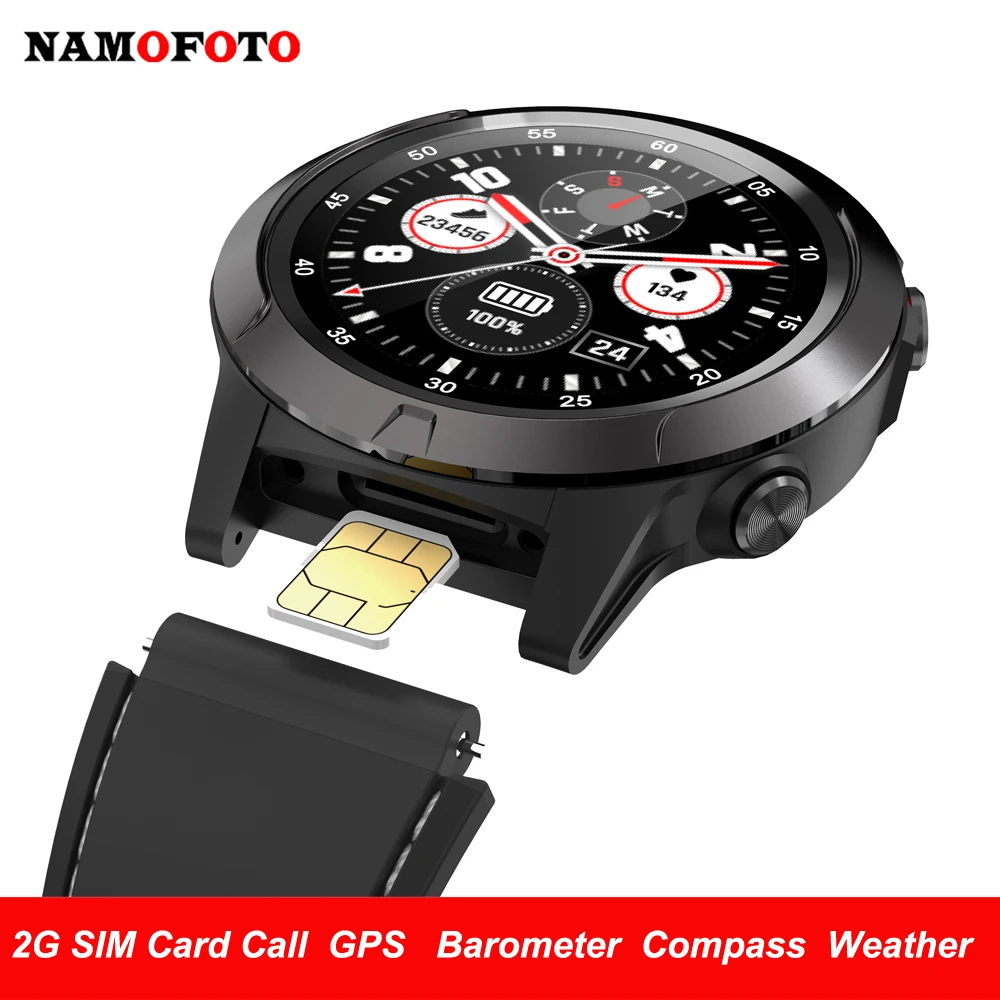 2G GSM Sim Card Call Smart Watch Men Women Outdoor Sports Tracker Smartwatch GPS Barometer Compass Weather Waterproof Watches
2G GSM Sim Card Call Smart Watch Men Women Outdoor Sports Tracker Smartwatch GPS Barometer Compass Weather Waterproof Watches