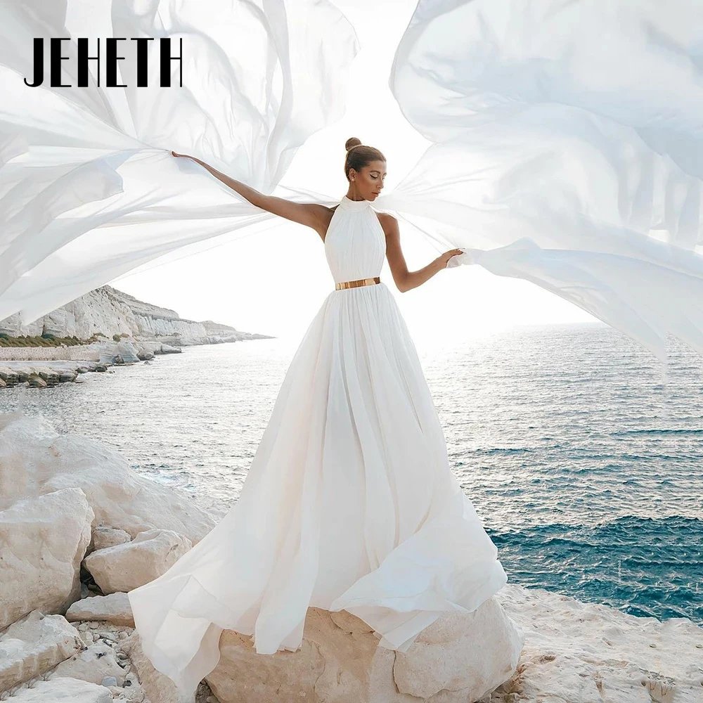2022Chiffon Beach Prom Dress Halter Neck Backless Long Shoulder Evening Gown Sexy High Slit Party Vestidos De Fiesta Custom Made
2022Chiffon Beach Prom Dress Halter Neck Backless Long Shoulder Evening Gown Sexy High Slit Party Vestidos De Fiesta Custom Made