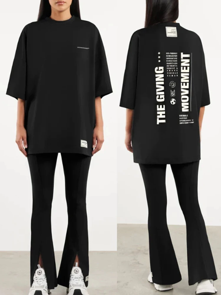 Женский спортивный костюм TGM, расклешенные брюки с разрезом спереди, футболка с коротким рукавом, топ для йоги, модные женские брюки для бега...
Женский спортивный костюм TGM, расклешенные брюки с разрезом спереди, футболка с коротким рукавом, топ для йоги, модные женские брюки для бега...