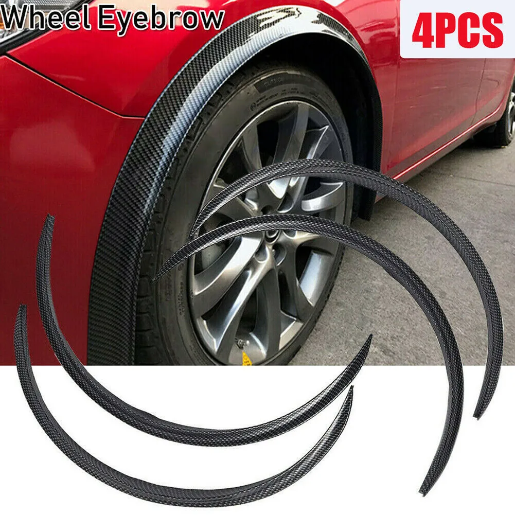 4x Carbon Fiber Mouliding Styling Wheel Eyebrow Trims Strip Car Fender Flare Extension Wheel Protector Lip
4x Carbon Fiber Mouliding Styling Wheel Eyebrow Trims Strip Car Fender Flare Extension Wheel Protector Lip