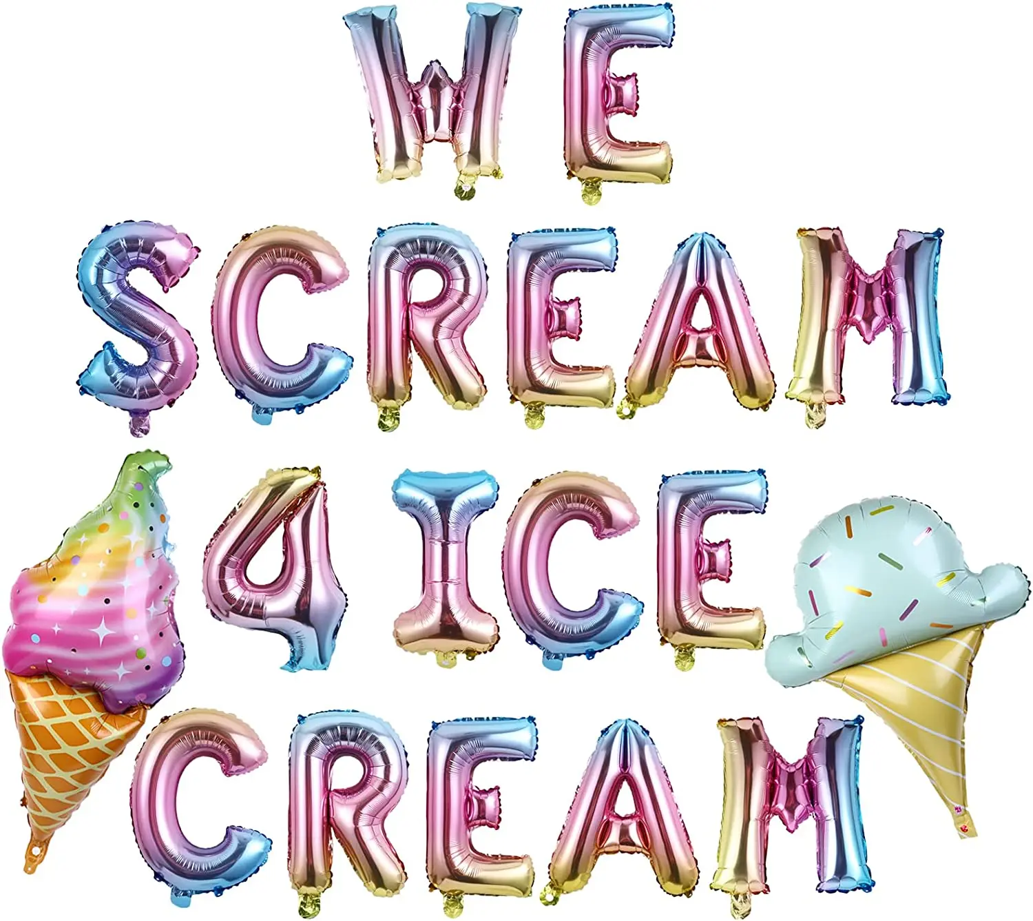 Ice Cream 4th Birthday Party Decorations for Girls We Scream 4 Ice Cream Balloon Ice Cream Balloons for Sweet Girl Birthday
Ice Cream 4th Birthday Party Decorations for Girls We Scream 4 Ice Cream Balloon Ice Cream Balloons for Sweet Girl Birthday