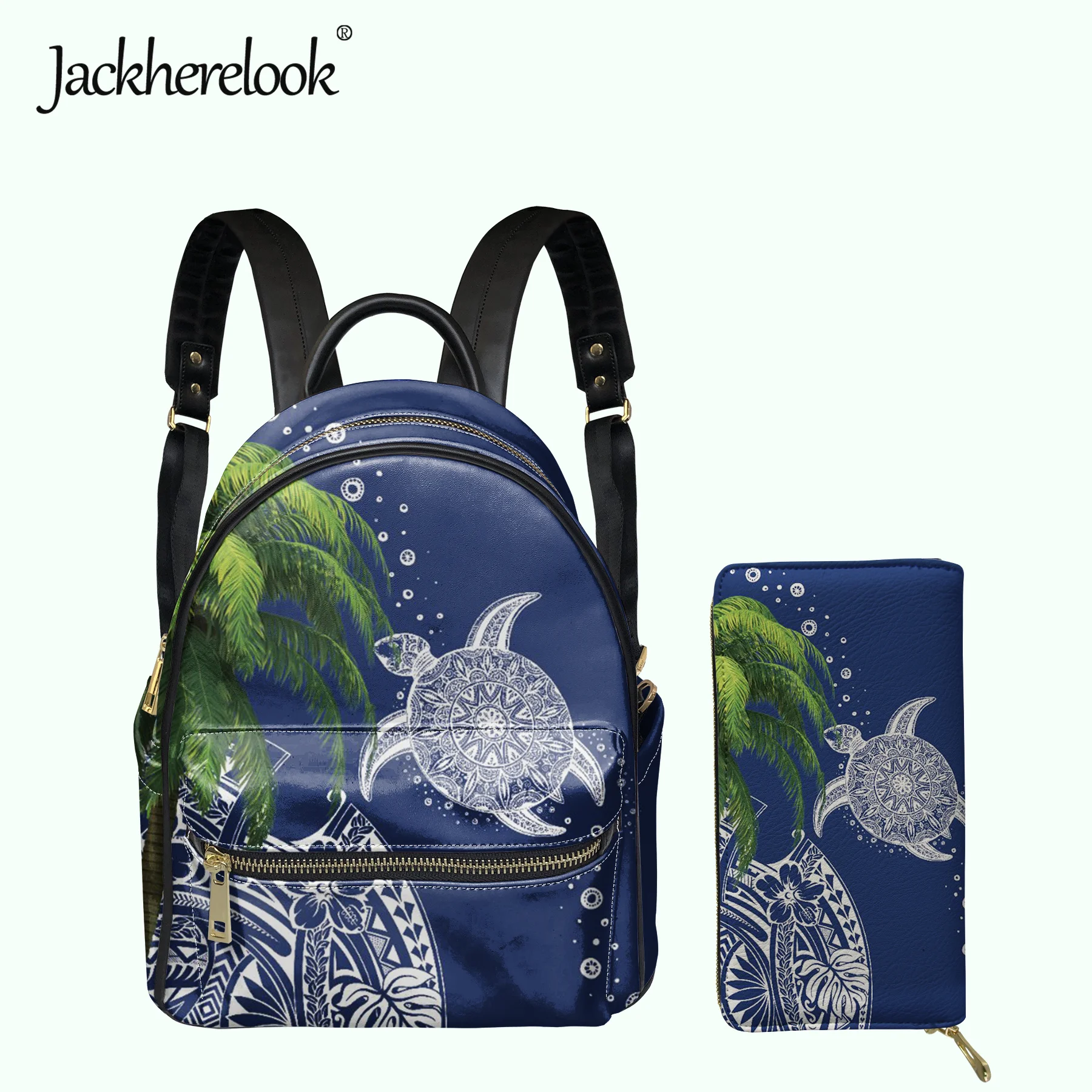 Jackherelook Hot Sale Small Backpacks For Kids Girls Beautiful Polynesian Tribal Sea Turtle Pattern Females Travel Leather Bags
Jackherelook Hot Sale Small Backpacks For Kids Girls Beautiful Polynesian Tribal Sea Turtle Pattern Females Travel Leather Bags
