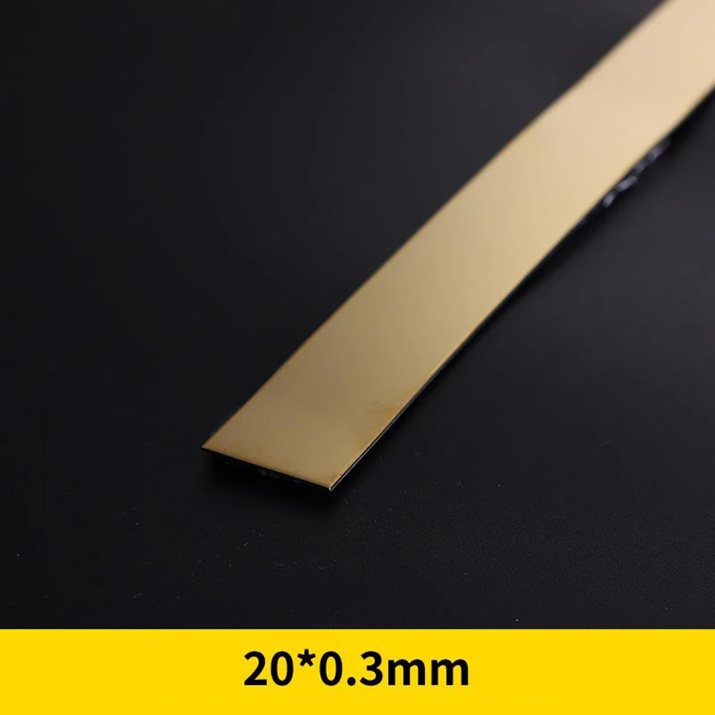 5M Self Adhesive Stainless Steel Bar Mirror Metal Strip Decor Moulding Trim Wall Ceiling Decorative Lines Gold Tape
5M Self Adhesive Stainless Steel Bar Mirror Metal Strip Decor Moulding Trim Wall Ceiling Decorative Lines Gold Tape