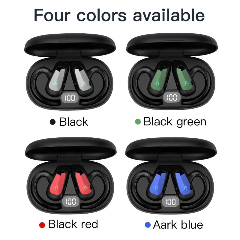 Waterproof Bone Conduction Earphone Ear Mounted Sport Earbuds Tws Bluetooth Headphones Dust-proof Lower Delay Bluetooth Headset
Waterproof Bone Conduction Earphone Ear Mounted Sport Earbuds Tws Bluetooth Headphones Dust-proof Lower Delay Bluetooth Headset