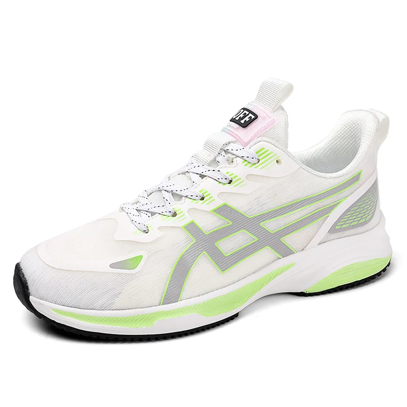 Легкая амортизирующая обувь для марафона для мужчин и женщин, дышащая Спортивная обувь для дорожного тренера, Профессиональная теннисная обувь для тренировок на открытом воздухе
Легкая амортизирующая обувь для марафона для мужчин и женщин, дышащая Спортивная обувь для дорожного тренера, Профессиональная теннисная обувь для тренировок на открытом воздухе