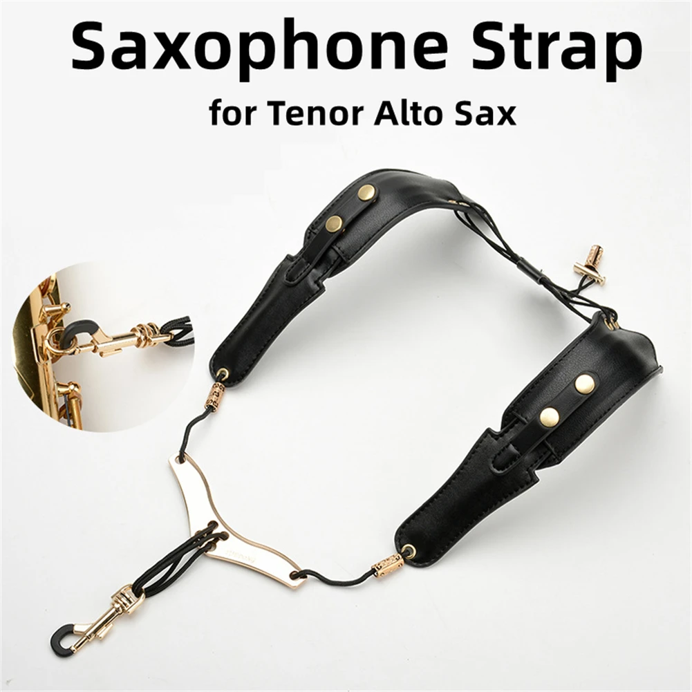 Brand New Saxophone Strap Leather Adjustable Shoulder Strap For Tenor Alto Sax Accessories For Sax Players Music Lovers
Brand New Saxophone Strap Leather Adjustable Shoulder Strap For Tenor Alto Sax Accessories For Sax Players Music Lovers