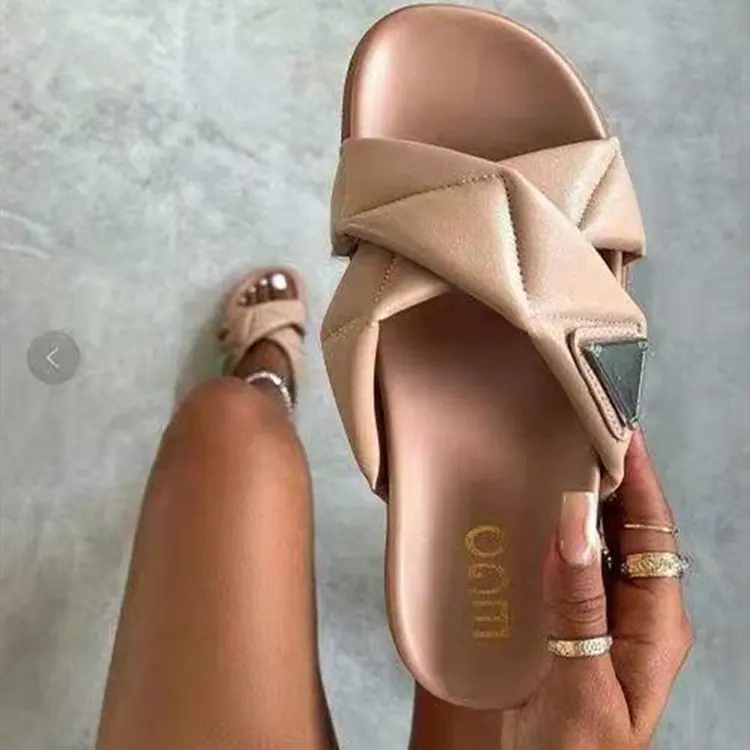 Ladies Plus-43 Ladies Summer Sandal Platform Muffin Triangle Cross Strap Women Slippers Leather Slides Home Shoes
Ladies Plus-43 Ladies Summer Sandal Platform Muffin Triangle Cross Strap Women Slippers Leather Slides Home Shoes