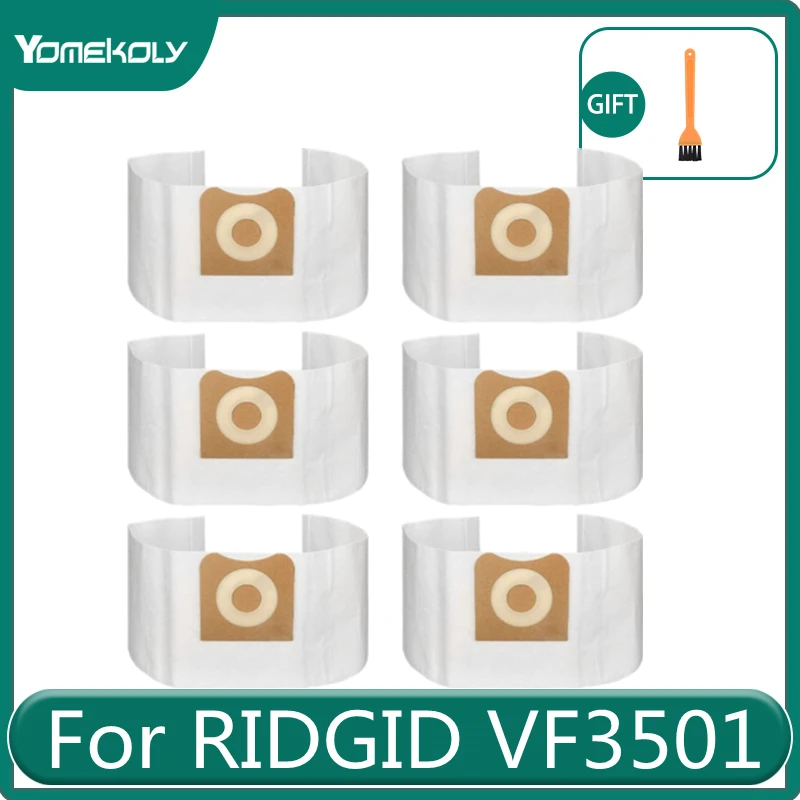 6Pcs Dust Collection Bags For RIDGID VF3501 3-4.5 Gallon Wet Dry Vac High-Efficiency Dust Bags,Garbage Vacuum Filter Bag
6Pcs Dust Collection Bags For RIDGID VF3501 3-4.5 Gallon Wet Dry Vac High-Efficiency Dust Bags,Garbage Vacuum Filter Bag