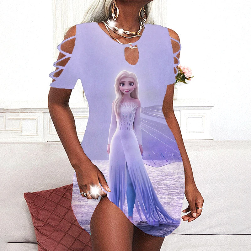 2023 Summer Women's New Disney Princess Series Frozen Printed Shoulder Strap Hollow Fashion Street DressSexy Luxur
2023 Summer Women's New Disney Princess Series Frozen Printed Shoulder Strap Hollow Fashion Street DressSexy Luxur