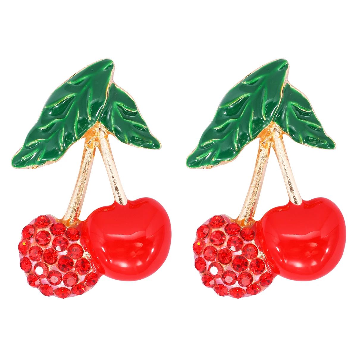 New Design Red Cute Cherry Earrings Statement Metal Alloy Drop Oil Enamel Dangle Earrings for Women Fashion Party Jewelry Gift
New Design Red Cute Cherry Earrings Statement Metal Alloy Drop Oil Enamel Dangle Earrings for Women Fashion Party Jewelry Gift