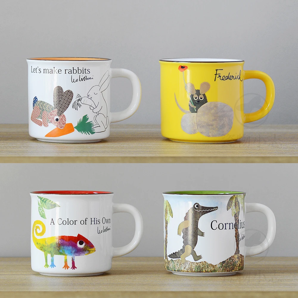 Thick burning ceramic color cute cartoon printing mug coffee cup water cup Year of the Rat gift
Thick burning ceramic color cute cartoon printing mug coffee cup water cup Year of the Rat gift