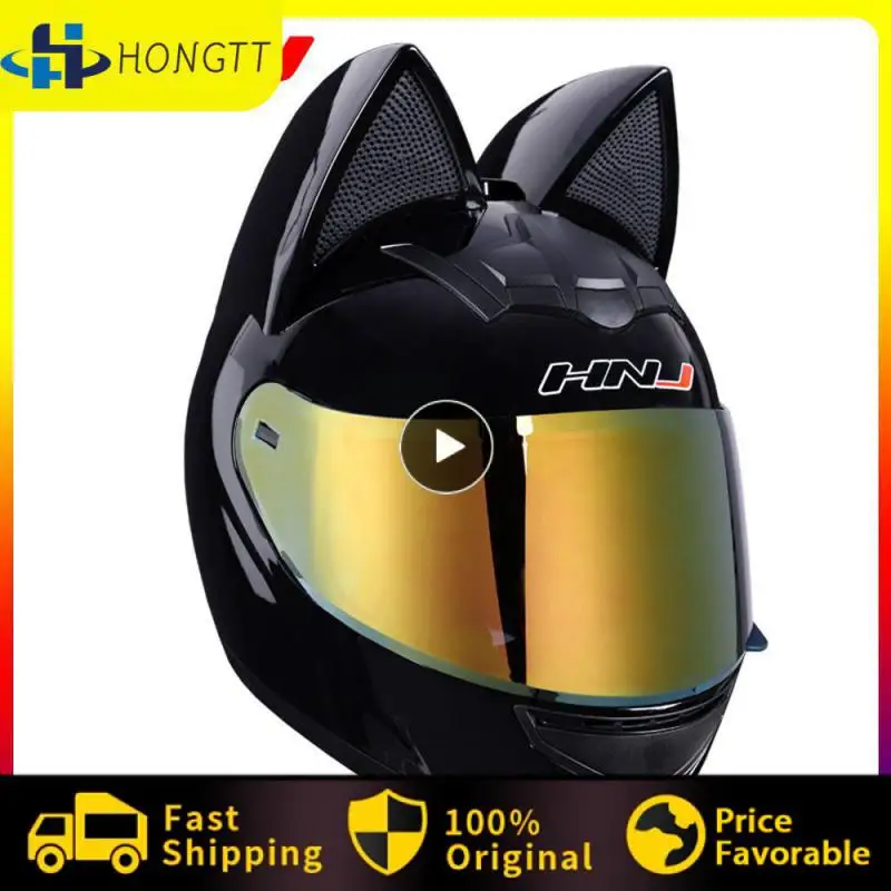 Cat Ears Helmet Cat Ears Breathable Motorcycle Helmet Universal Detachable Helmet Helmets And Headgear Locomotive Helmet Safety
Cat Ears Helmet Cat Ears Breathable Motorcycle Helmet Universal Detachable Helmet Helmets And Headgear Locomotive Helmet Safety