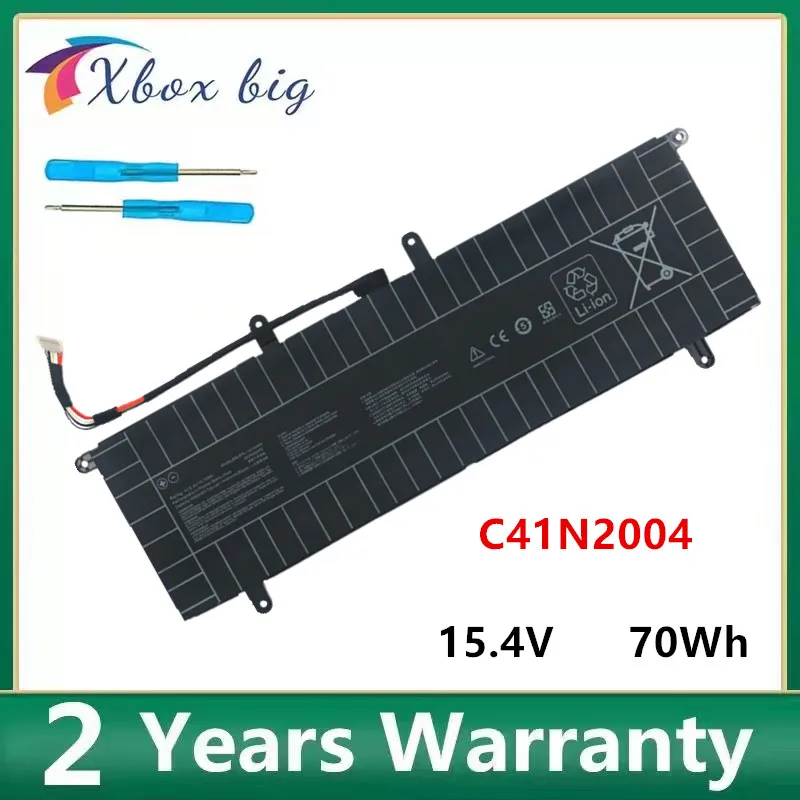 C41N2004 15,4 V 70Wh UX4100E Аккумулятор для ноутбука ASUS ZenBook Duo 14 UX482 UX482EA UX482EG UX482EG-HY XS74T UX482EA-KA551TS 
C41N2004 15,4 V 70Wh UX4100E Аккумулятор для ноутбука ASUS ZenBook Duo 14 UX482 UX482EA UX482EG UX482EG-HY XS74T UX482EA-KA551TS
