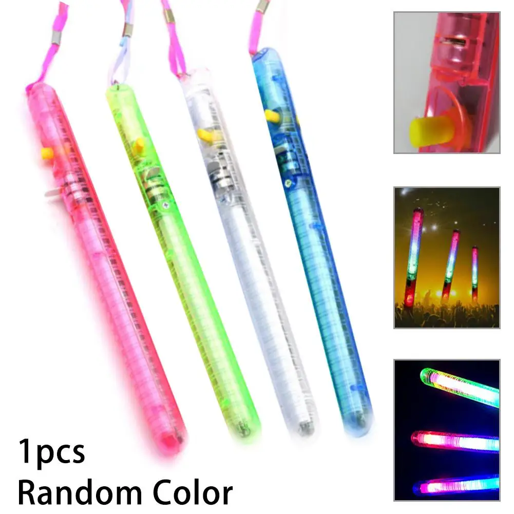 

1Pcs Glow Sticks Flashing Wand Glow Colour Changing LED Light Stick Seven-Speed Color-Changing Function Children's Toy