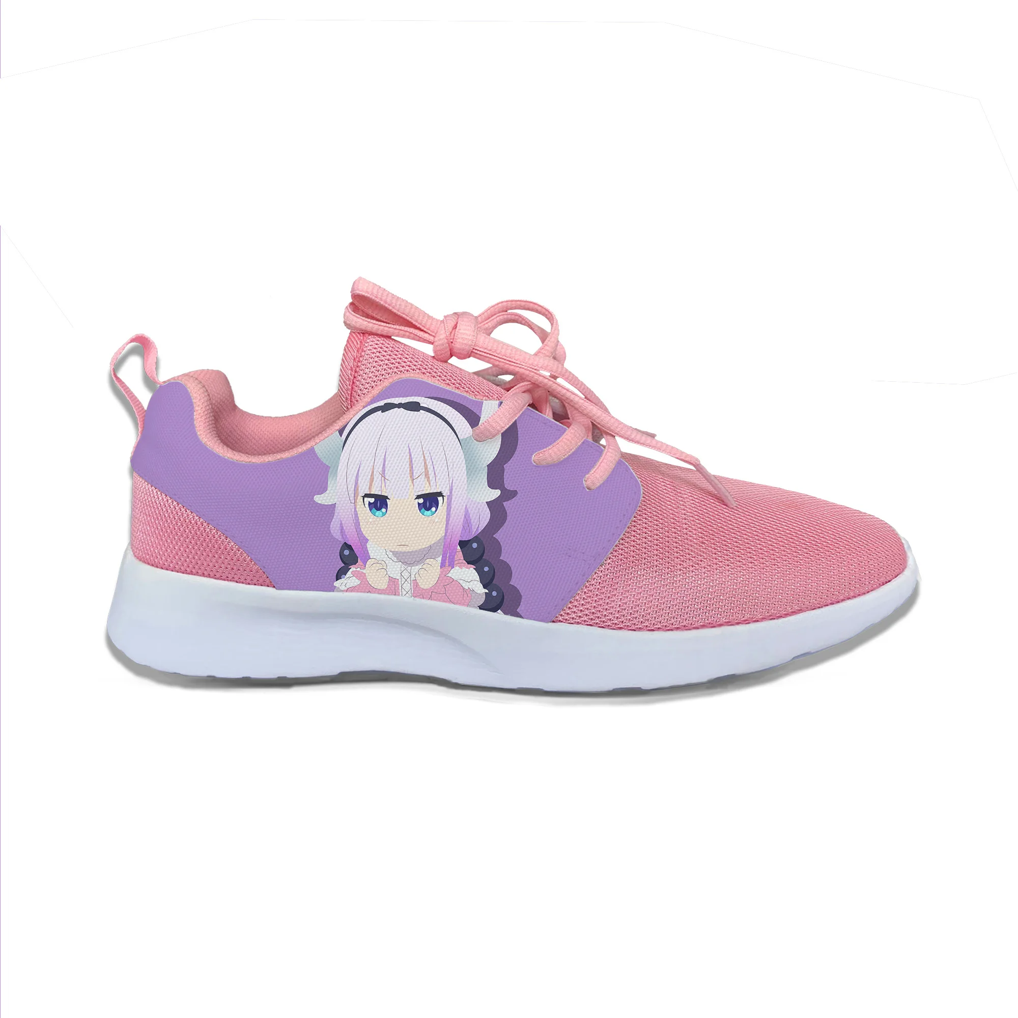 Кроссовки женские дышащие легкие с 3D-принтом, аниме Miss Kobayashi Dragon Maid Kanna Kamui, повседневная спортивная обувь для бега
Кроссовки женские дышащие легкие с 3D-принтом, аниме Miss Kobayashi Dragon Maid Kanna Kamui, повседневная спортивная обувь для бега