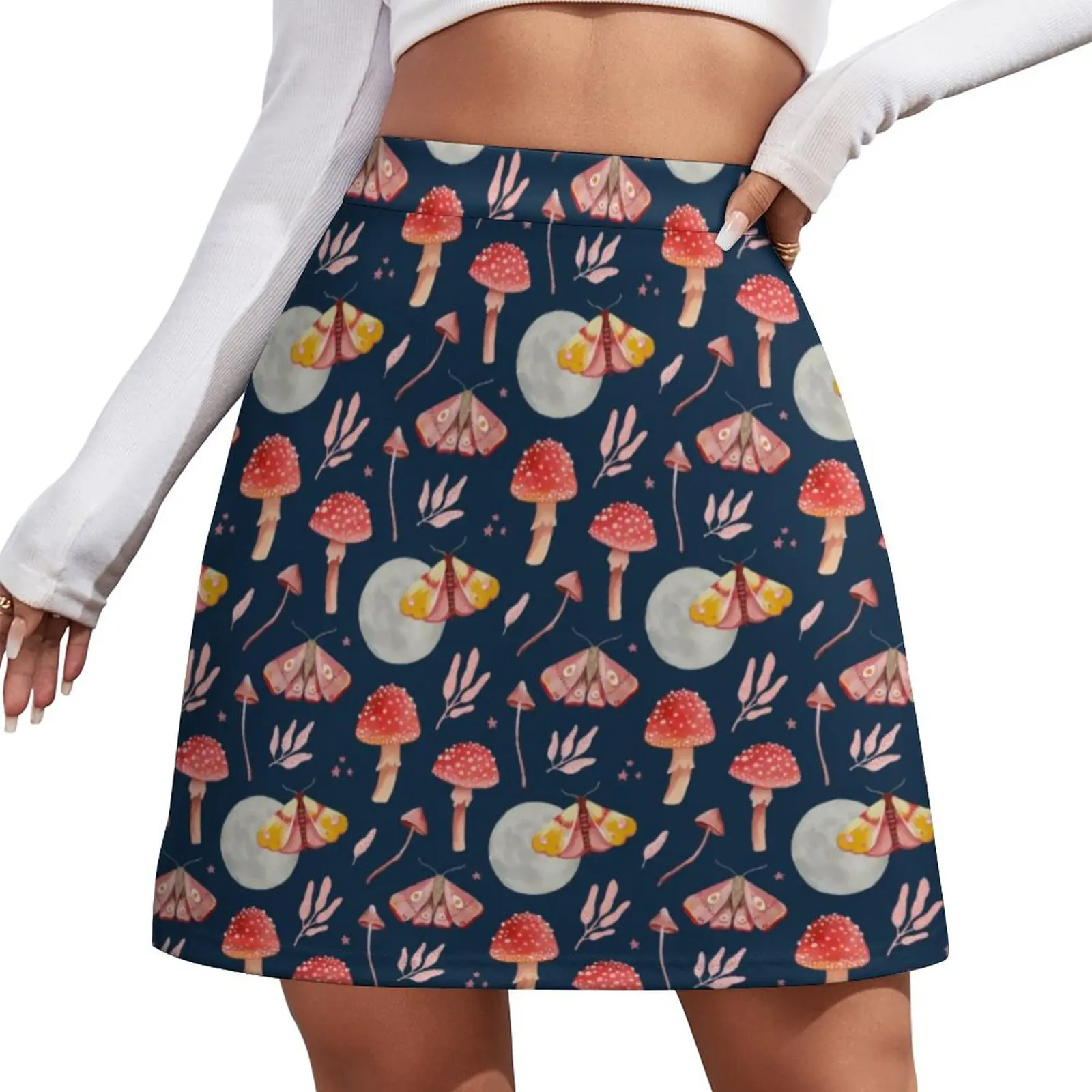 Magic Mushroom Skirt Ladies Woodland Night Cute Mini Skirts High Waist Custom Aesthetic Casual Skirt Big Size 3XL 4XL
Magic Mushroom Skirt Ladies Woodland Night Cute Mini Skirts High Waist Custom Aesthetic Casual Skirt Big Size 3XL 4XL