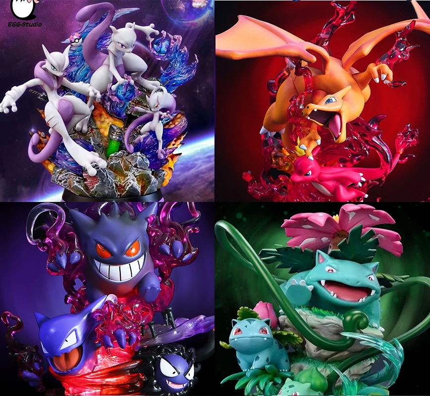 Pokemon Anime Luminous Figure Gk Eevee Mewtwo Gengar Venusaur Evolution Group 26cm Pvc Action Figure Collectible Model Toy Gift
Pokemon Anime Luminous Figure Gk Eevee Mewtwo Gengar Venusaur Evolution Group 26cm Pvc Action Figure Collectible Model Toy Gift