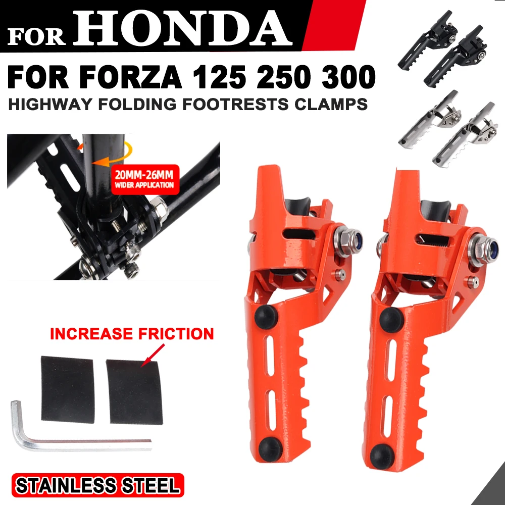 For Honda Forza 125 250 300 350 750 Motorcycle Accessories Highway Front Foot Pegs Folding Footrests Clamps Diameter 20-26mm
For Honda Forza 125 250 300 350 750 Motorcycle Accessories Highway Front Foot Pegs Folding Footrests Clamps Diameter 20-26mm