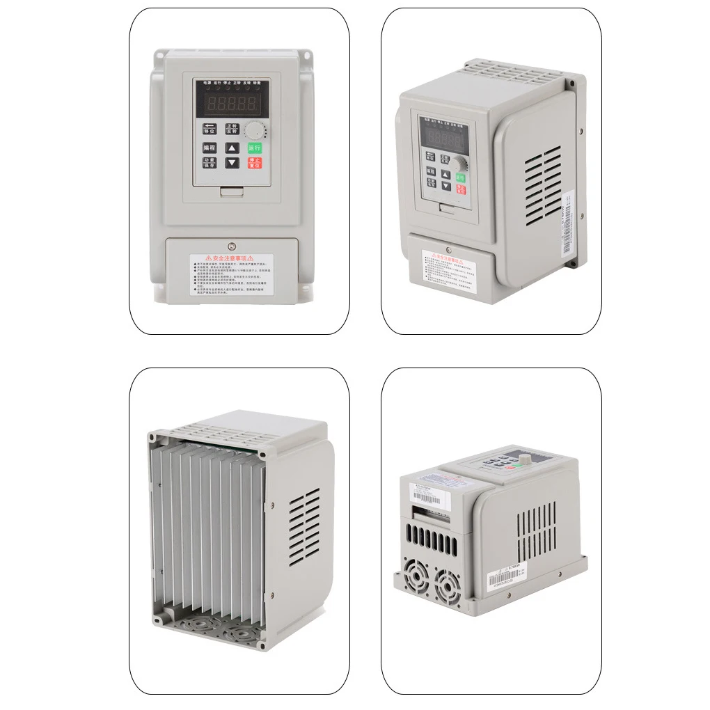 Motor Variable Frequency Converter Digital Display Button Operation Adjustable Motors Inverter Electronic Component 750W
Motor Variable Frequency Converter Digital Display Button Operation Adjustable Motors Inverter Electronic Component 750W