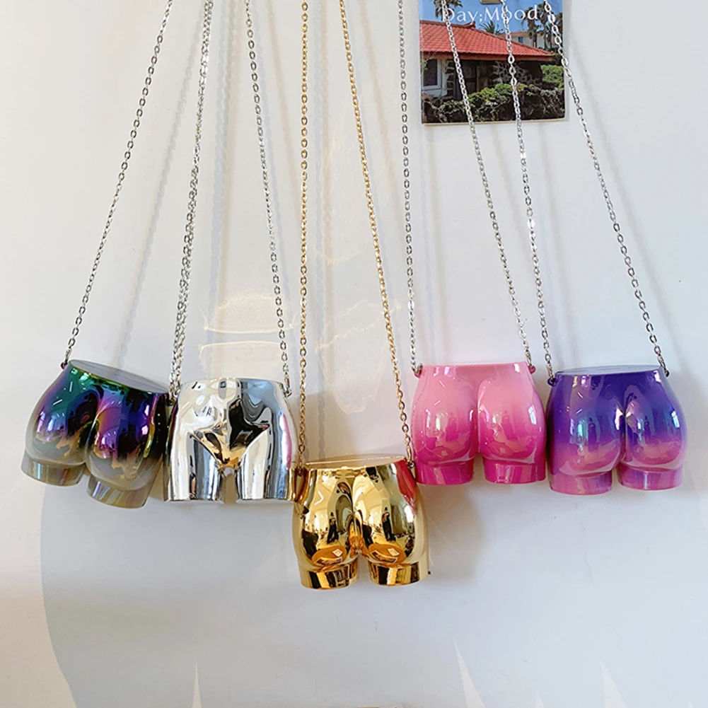 Funny Acrylic Evening Bag Niche Design Silver Lipstick Pouch Butt Shaped Chain Shoulder Purse Crossbody Bag Women Luxury Handbag
Funny Acrylic Evening Bag Niche Design Silver Lipstick Pouch Butt Shaped Chain Shoulder Purse Crossbody Bag Women Luxury Handbag
