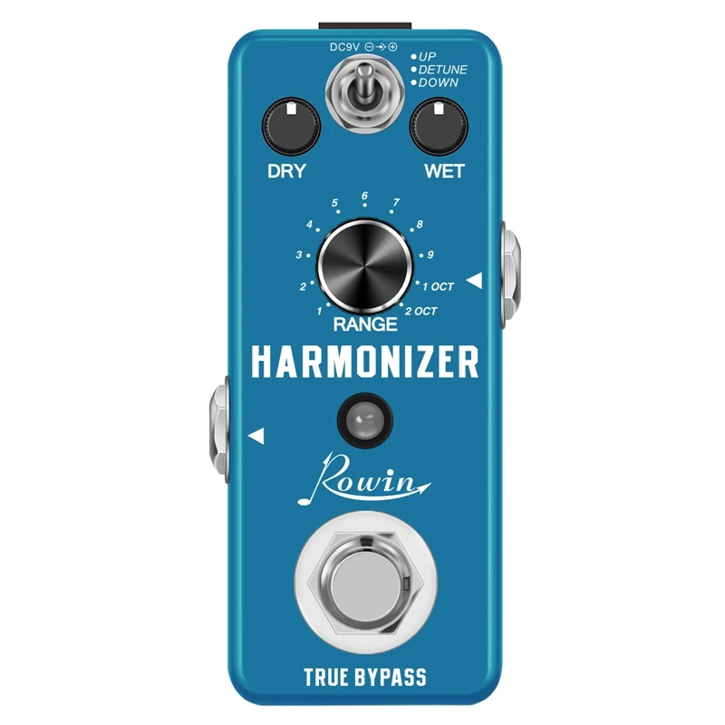 Rowin LEF-3807 Guitar Harmonizer Pedal Digital Pitch Effect Pedals Signal To Create Harmony/Pitch Shift/Detune
Rowin LEF-3807 Guitar Harmonizer Pedal Digital Pitch Effect Pedals Signal To Create Harmony/Pitch Shift/Detune
