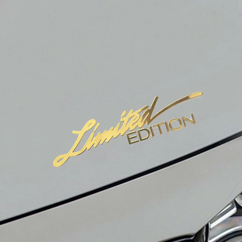 2 Pcs/set Limited Edition Car Sticker 3D Gold Body Emblem Badge Metal Sticker Decal Car Accessories Motorcycle Decals
2 Pcs/set Limited Edition Car Sticker 3D Gold Body Emblem Badge Metal Sticker Decal Car Accessories Motorcycle Decals
