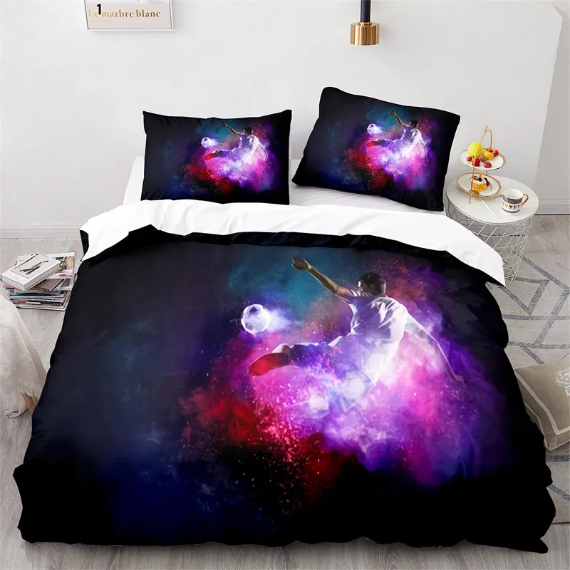 3D Soccer Duvet Cover Set Boys Watercolor Football Bedding Set Youth Sports Theme Quilt Cover For Child's Dorm Room King Queen
3D Soccer Duvet Cover Set Boys Watercolor Football Bedding Set Youth Sports Theme Quilt Cover For Child's Dorm Room King Queen