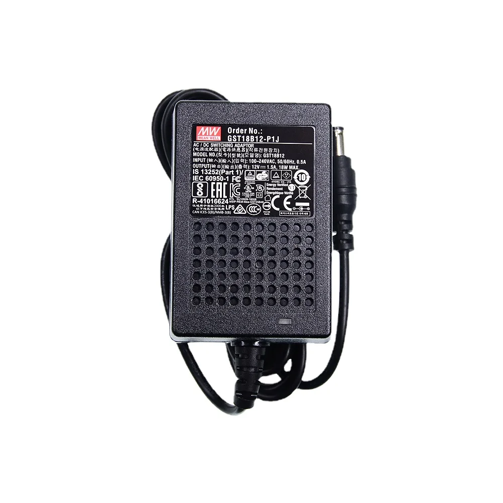 GST18B Taiwan Meanwell P1J Power Adapter B05/B09/B07/B12/B18/B24/B48 5V7V9V Original
GST18B Taiwan Meanwell P1J Power Adapter B05/B09/B07/B12/B18/B24/B48 5V7V9V Original
