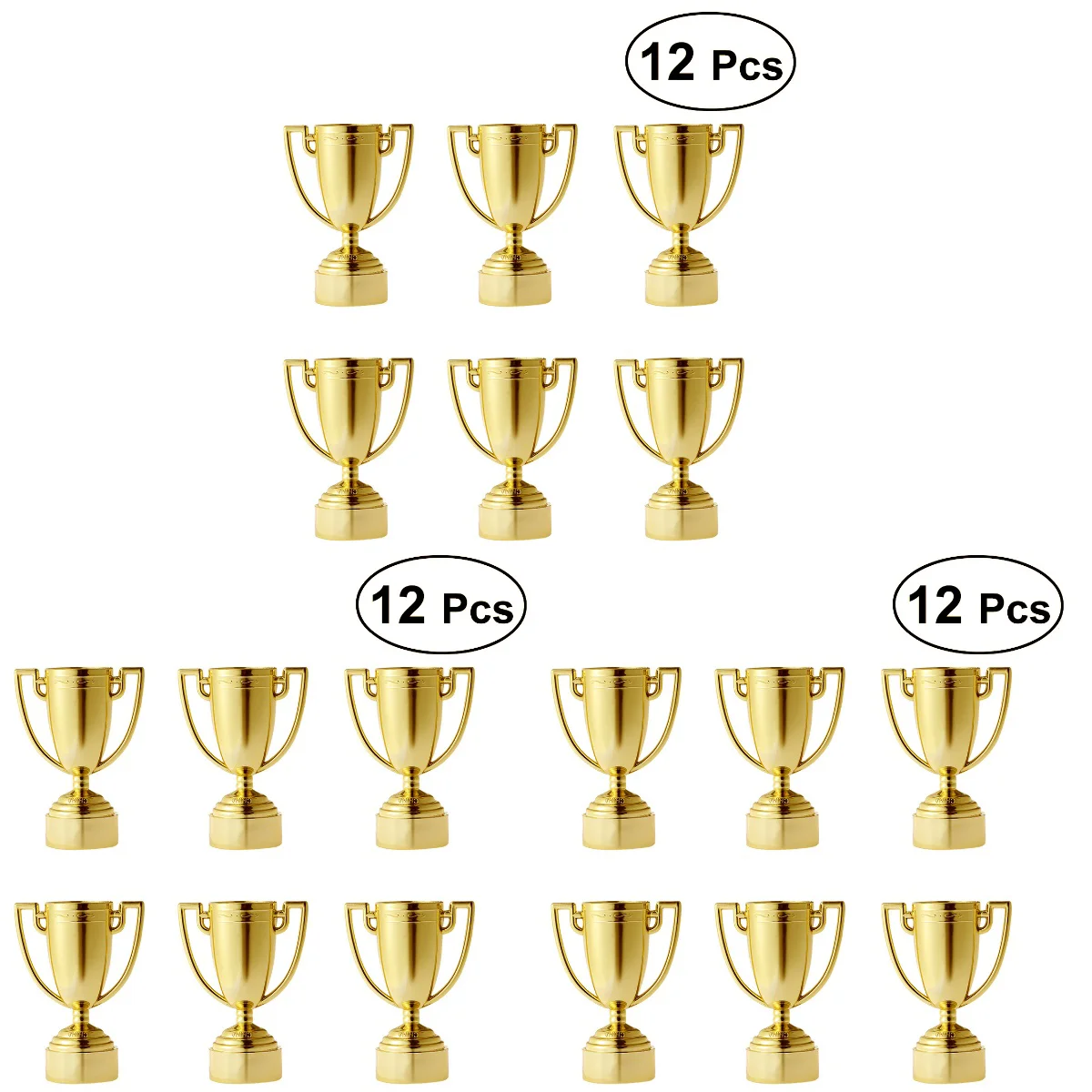 36 Pcs Children's Early Learning Toys Trophys Interesting Kids Trophys (Golden)
36 Pcs Children's Early Learning Toys Trophys Interesting Kids Trophys (Golden)