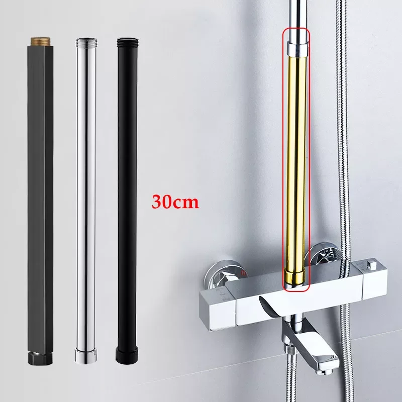 Shower Extension Pipe Square Bathroom Shower arm high quality Stainless Steel Round Shower Extension Pipe 30 cm Extension Pipe
Shower Extension Pipe Square Bathroom Shower arm high quality Stainless Steel Round Shower Extension Pipe 30 cm Extension Pipe
