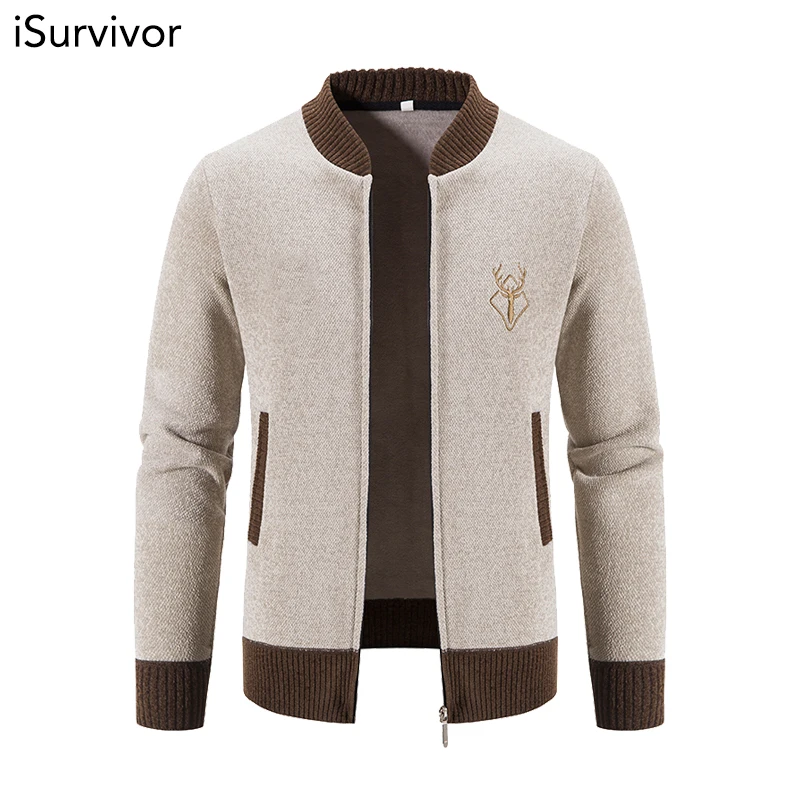 Spring Men's Sweater Cardigan Solid Long Sleeve Knitted Coat Full Zipper Casual Wool Sweater Tide Slim Male Autumn Clothing
Spring Men's Sweater Cardigan Solid Long Sleeve Knitted Coat Full Zipper Casual Wool Sweater Tide Slim Male Autumn Clothing