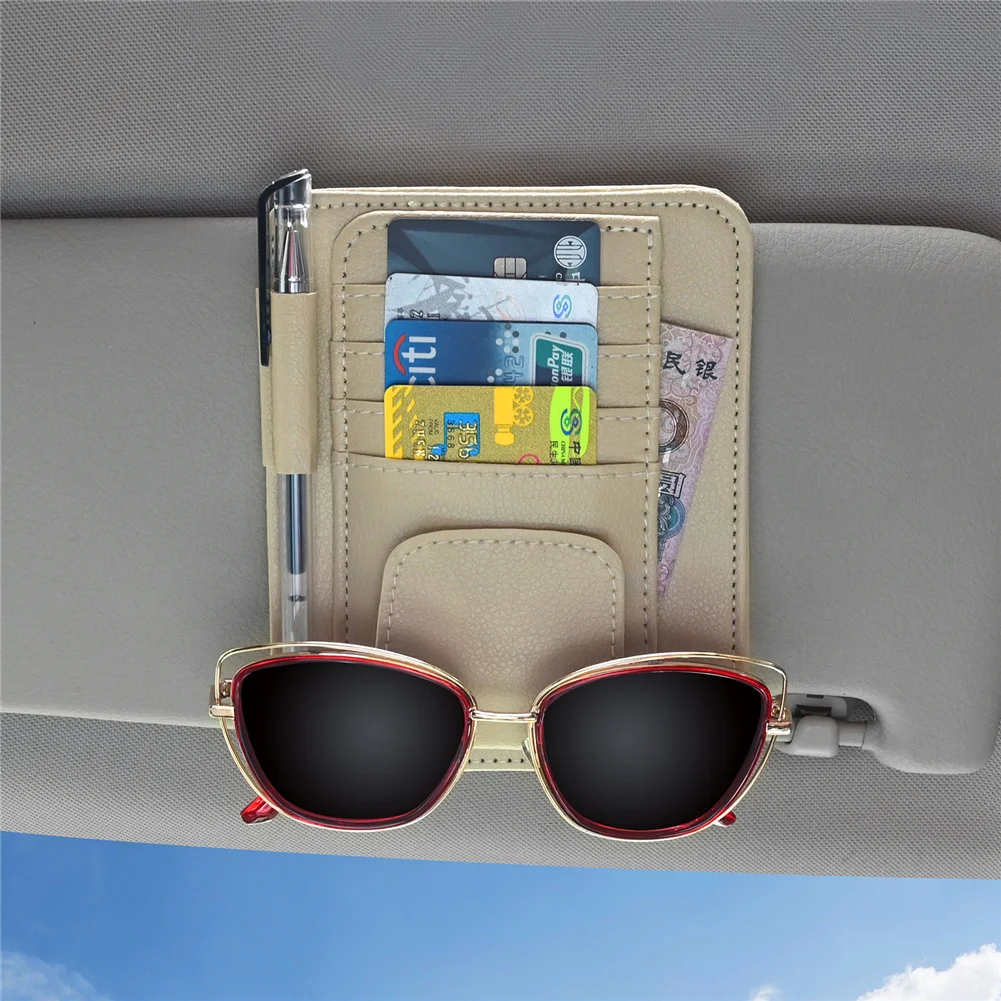 Car Sun Visor Point Organizer Storage Pocket Pouch Bag IC Card Glasses Storage Holder Clip Stowing Tidying Auto Car Accessories
Car Sun Visor Point Organizer Storage Pocket Pouch Bag IC Card Glasses Storage Holder Clip Stowing Tidying Auto Car Accessories