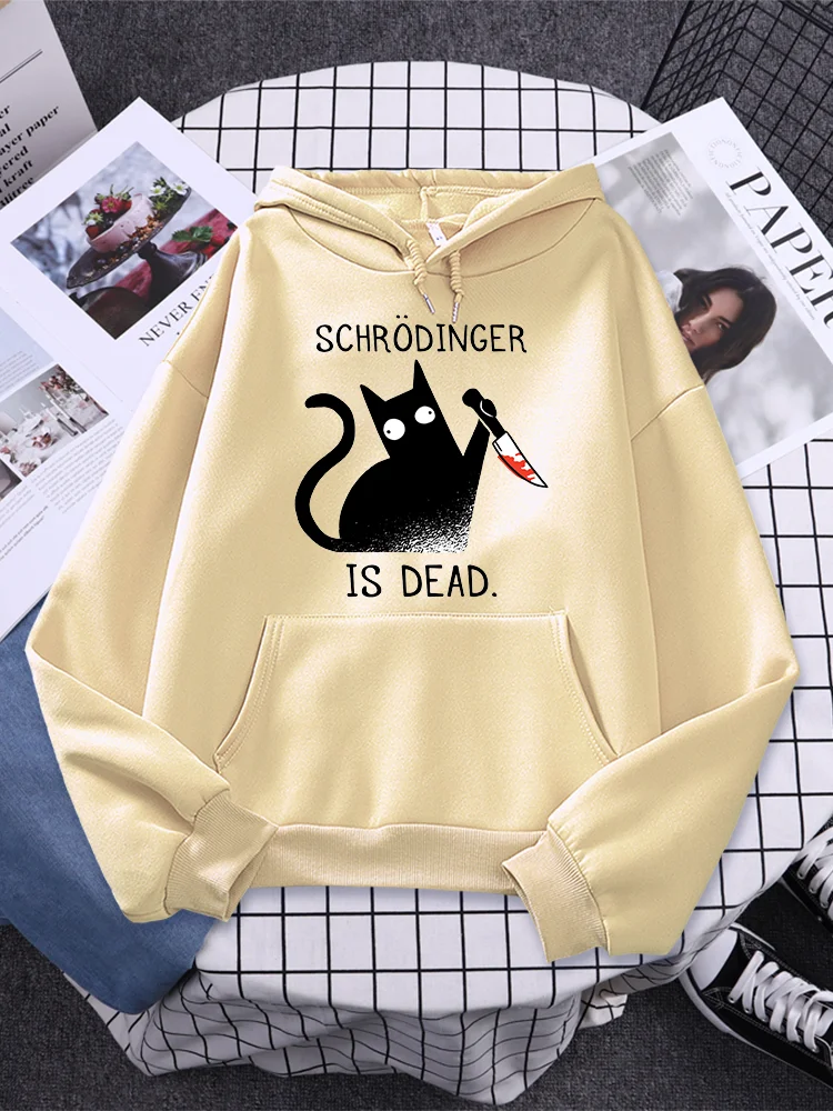 Schrodinger Is Dead Black Cat Print Womens Hoodies Hip Hop Loose Hoody Street Autumn Clothing Fashion Casual Sweatshirt Women
Schrodinger Is Dead Black Cat Print Womens Hoodies Hip Hop Loose Hoody Street Autumn Clothing Fashion Casual Sweatshirt Women