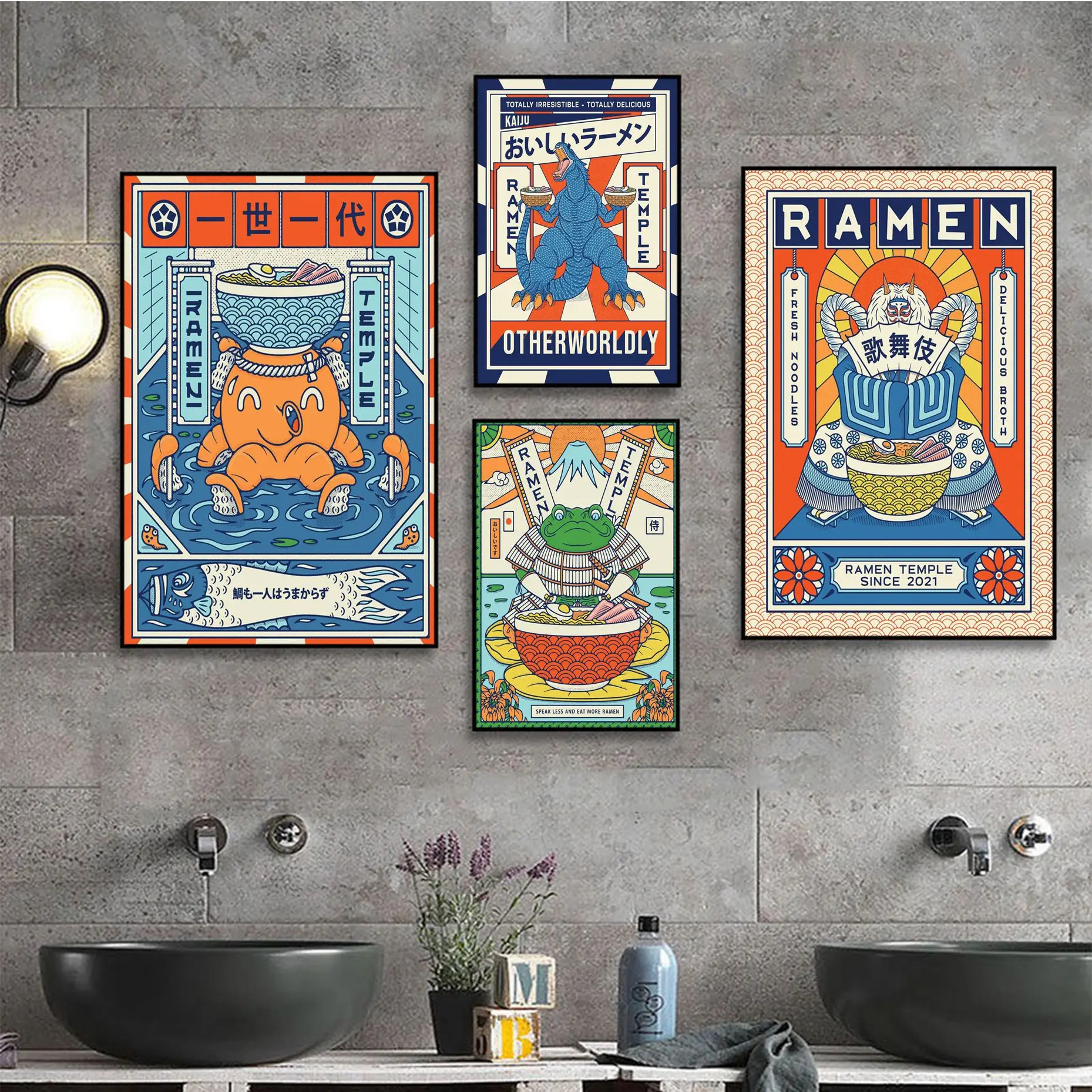 Japanese Foods Funny Ramen Noodles Poster Movie Sticky Posters Vintage Room Home Bar Cafe Decor Room Wall Decor
Japanese Foods Funny Ramen Noodles Poster Movie Sticky Posters Vintage Room Home Bar Cafe Decor Room Wall Decor
