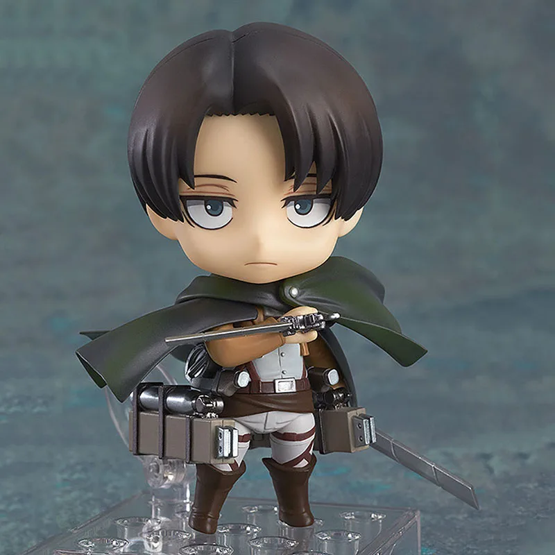 

Original Good Smile Nendoroid Attack on Titan Levi Ackerman Figure 10cm GSC 390 Anime Collection Action Doll Model Toy Gifts