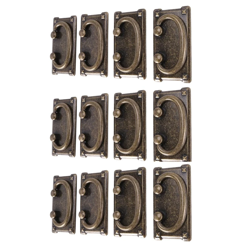 12Pcs Vintage Antique Bronze Drawer Ring Pull Handles, Cabinet Door Furniture Handle Decoration
12Pcs Vintage Antique Bronze Drawer Ring Pull Handles, Cabinet Door Furniture Handle Decoration