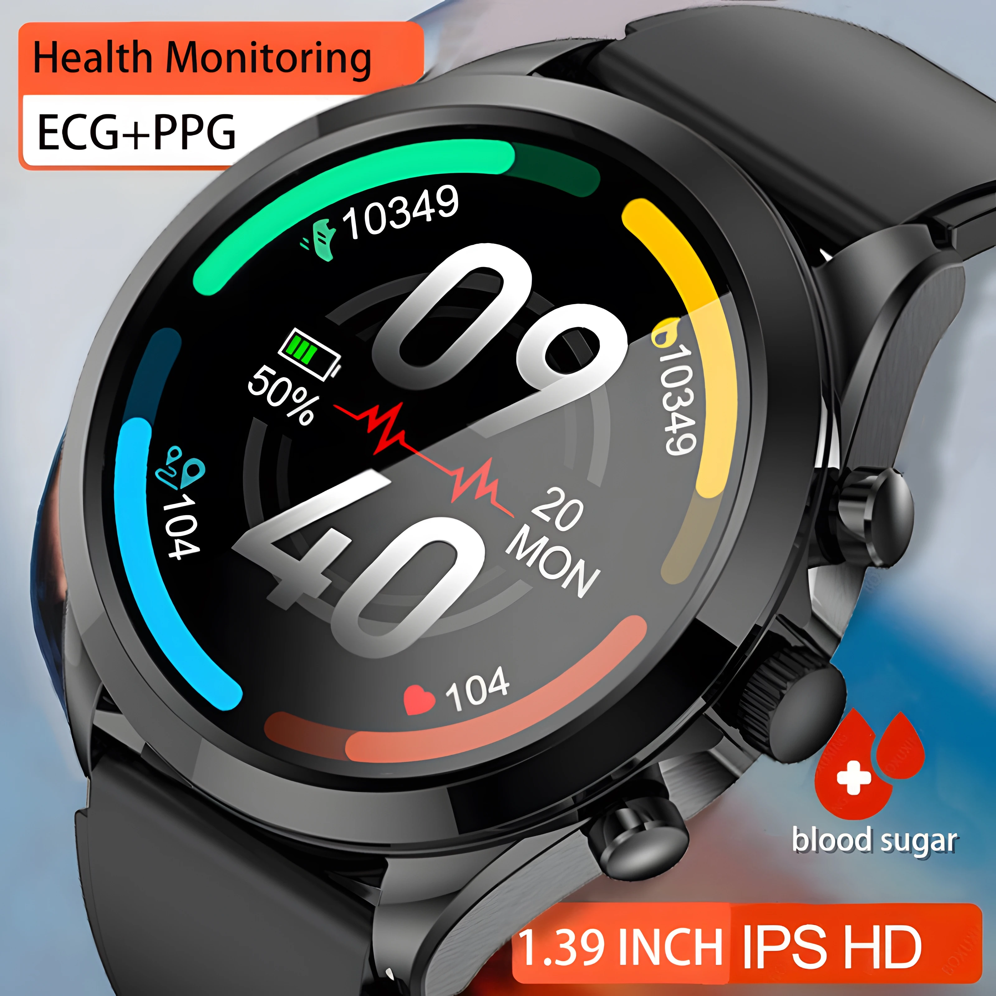 2023 New Bluetooth Call Blood Glucose Smart Watch ECG + PPG Health Monitoring Men Heart Rate Body Temperature Fitness SmartWatch
2023 New Bluetooth Call Blood Glucose Smart Watch ECG + PPG Health Monitoring Men Heart Rate Body Temperature Fitness SmartWatch