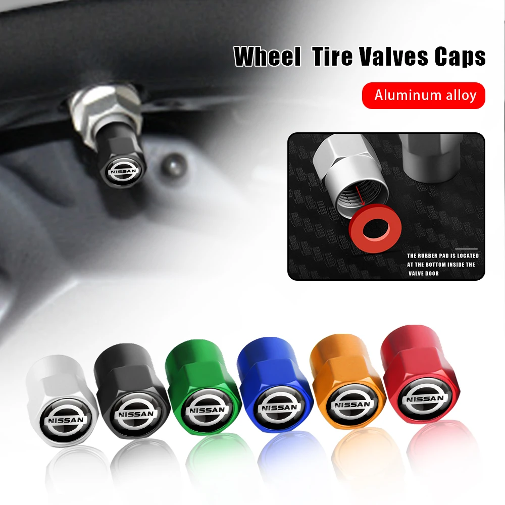 4pcs Metal Car Wheel Tire Valve Caps Stem Case Covers Accessories For Nissan Qashqai Juke Leaf Micra Sentra NOTE Patrol
4pcs Metal Car Wheel Tire Valve Caps Stem Case Covers Accessories For Nissan Qashqai Juke Leaf Micra Sentra NOTE Patrol