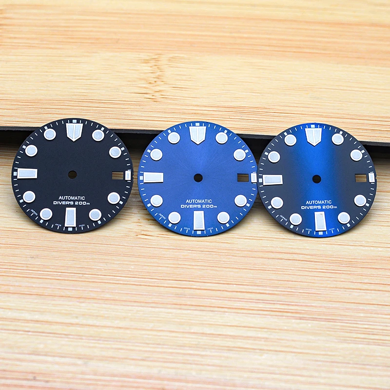 Black Blue Shield Dial 28.5mm Dials C3 Green Luminous For NH35 Movements Fits SKX007 SKX009 SRPD Turtle Watch Repair and Replace
Black Blue Shield Dial 28.5mm Dials C3 Green Luminous For NH35 Movements Fits SKX007 SKX009 SRPD Turtle Watch Repair and Replace