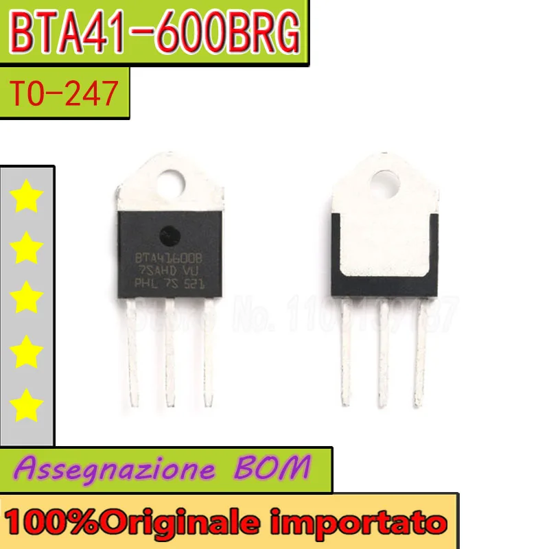 100% Оригинальный важный 10 шт./лот BTA41-600B BTA41600B TOP-3 три терминала triac 600V 40A
100% Оригинальный важный 10 шт./лот BTA41-600B BTA41600B TOP-3 три терминала triac 600V 40A