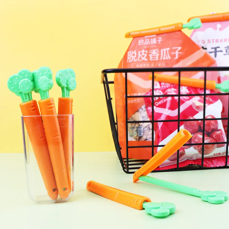 Creative Sealing Clip Cute Carrot Food Sealing Clip Snack Bag Tea Moisture-proof Clip with Magnetic Refrigerator Stickers
Creative Sealing Clip Cute Carrot Food Sealing Clip Snack Bag Tea Moisture-proof Clip with Magnetic Refrigerator Stickers