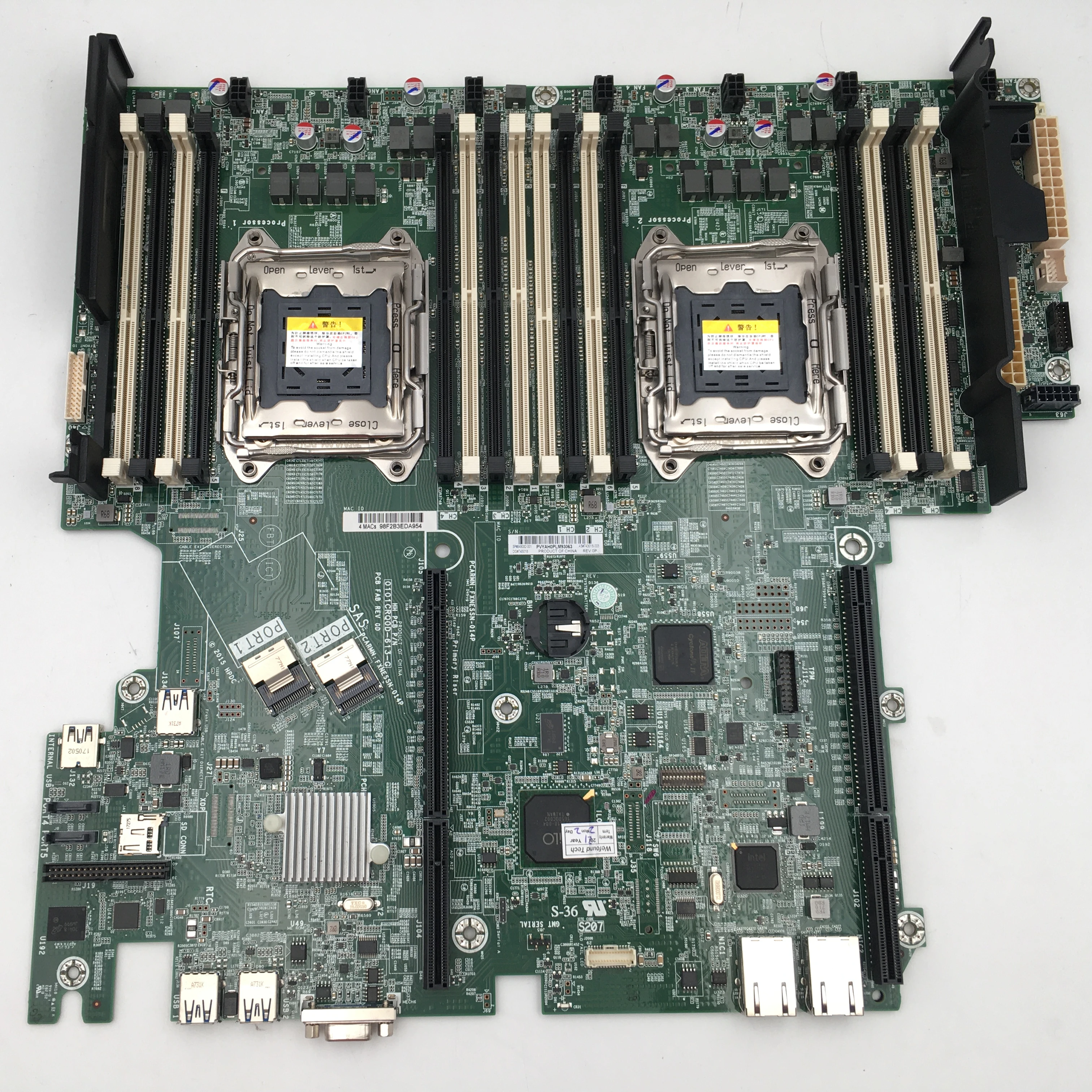 

For HP DL160 G9 DL180 G9 Motherboard 743018-003 848082-001